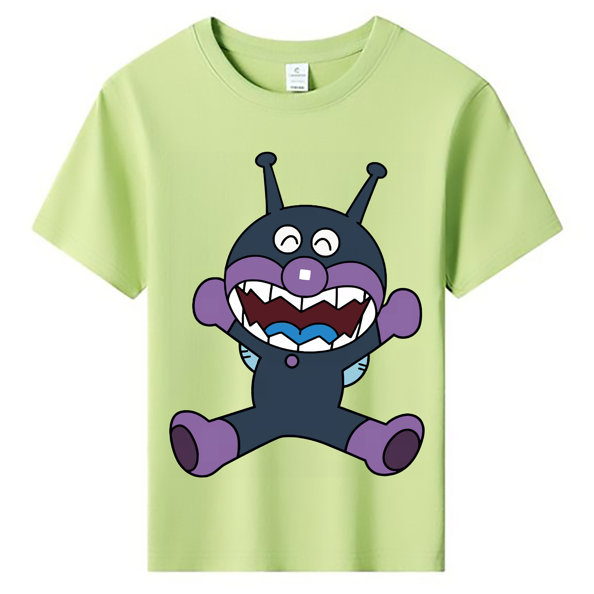 （画像用） アンパンマン Anpanman 綿100％キッズTシャツ（フロントプリント）
